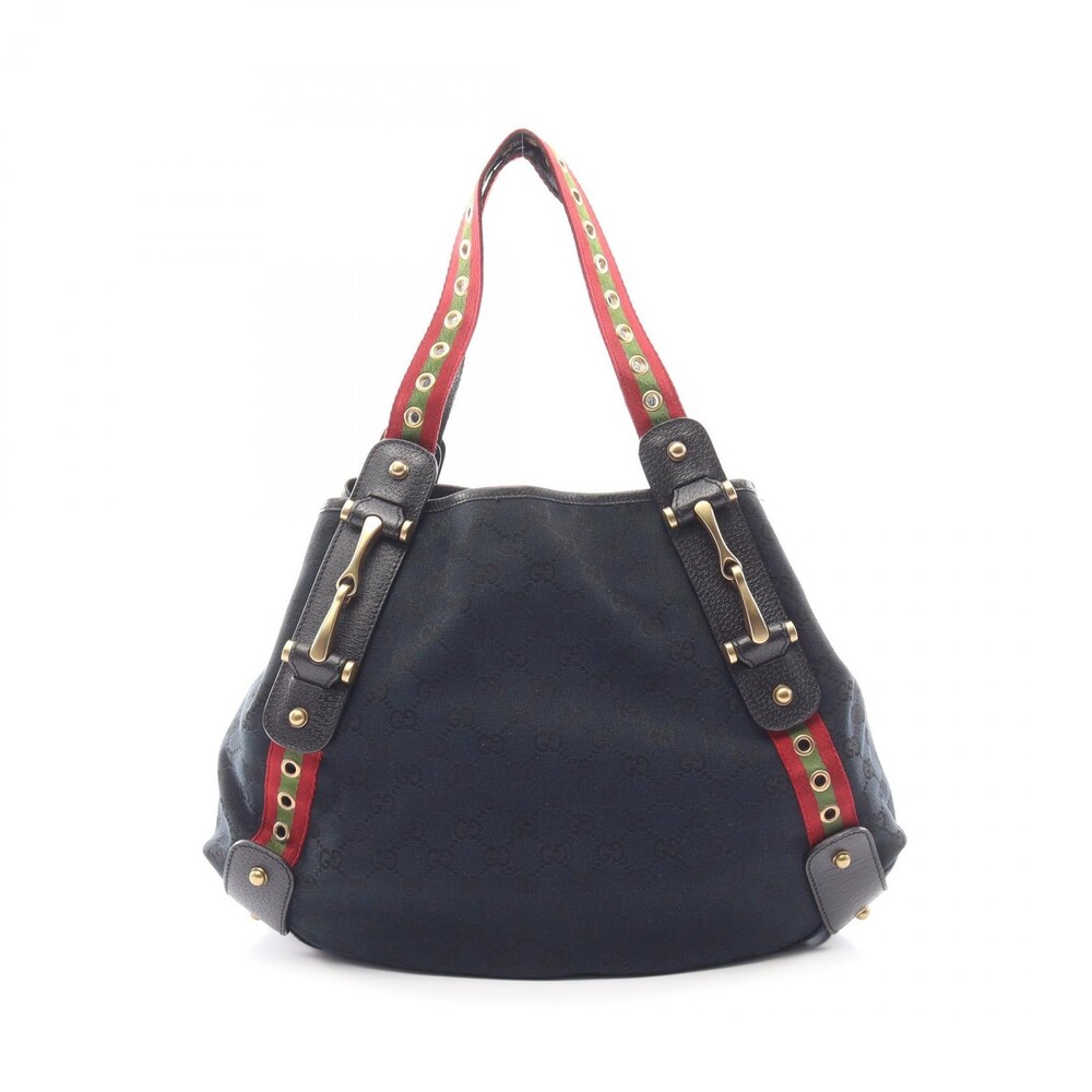 Gucci Horsebit Gg Canvas Tote Hand Bag #303463G11B